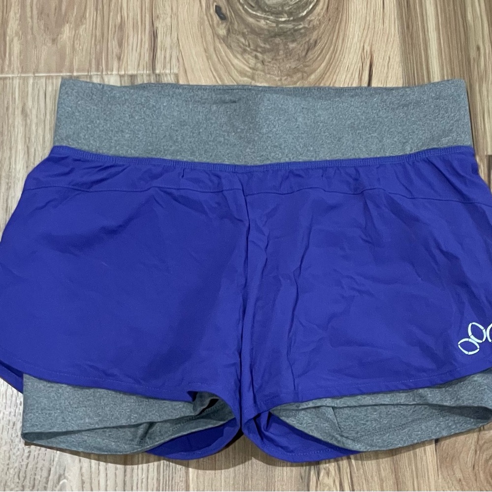 REI Women's Purple and Gray Athletic Shorts